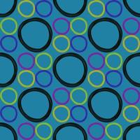 seamless pattern with circle illustration design photo