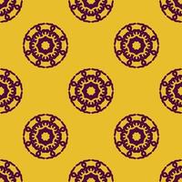seamless pattern with circle shape illustration design photo