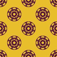 seamless pattern with circle shape illustration design photo