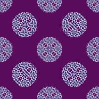 seamless pattern with circle shape illustration design photo
