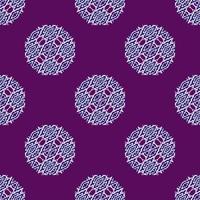 seamless pattern with circle shape illustration design photo