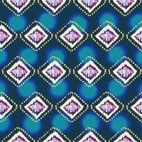 beautiful blue geometric pattern illustration design photo