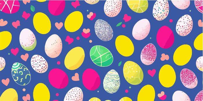Vector Easter Egg with Gradient Colors and Shadow Effects