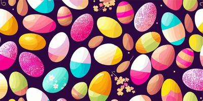 vector creativo Pascua de Resurrección huevo regalo ideas para familia y amigos