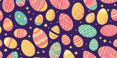 Vector Illustration of Easter Egg Happy Design