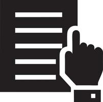 Hand icon symbol vector image. Illustration of the isolated finger hand touch human design. EPS 10