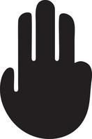 Hand icon symbol vector image. Illustration of the isolated finger hand touch human design. EPS 10