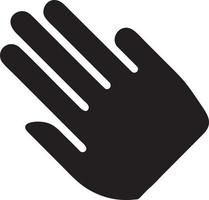 Hand icon symbol vector image. Illustration of the isolated finger hand touch human design. EPS 10