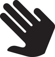 Hand icon symbol vector image. Illustration of the isolated finger hand touch human design. EPS 10