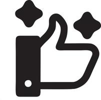 Hand icon symbol vector image. Illustration of the isolated finger hand touch human design. EPS 10