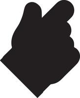 Hand icon symbol vector image. Illustration of the isolated finger hand touch human design. EPS 10