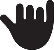 Hand icon symbol vector image. Illustration of the isolated finger hand touch human design. EPS 10