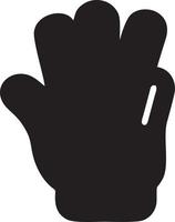 Hand icon symbol vector image. Illustration of the isolated finger hand touch human design. EPS 10