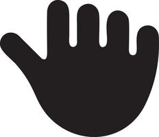 Hand icon symbol vector image. Illustration of the isolated finger hand touch human design. EPS 10