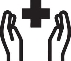 Hand icon symbol vector image. Illustration of the isolated finger hand touch human design. EPS 10