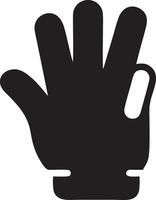 Hand icon symbol vector image. Illustration of the isolated finger hand touch human design. EPS 10