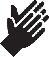 Hand icon symbol vector image. Illustration of the isolated finger hand touch human design. EPS 10