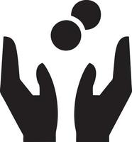 Hand icon symbol vector image. Illustration of the isolated finger hand touch human design. EPS 10