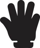 Hand icon symbol vector image. Illustration of the isolated finger hand touch human design. EPS 10