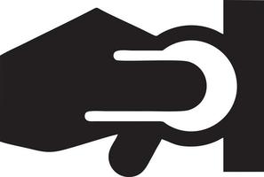 Hand icon symbol vector image. Illustration of the isolated finger hand touch human design. EPS 10