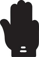 Hand icon symbol vector image. Illustration of the isolated finger hand touch human design. EPS 10