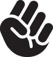 Hand icon symbol vector image. Illustration of the isolated finger hand touch human design. EPS 10