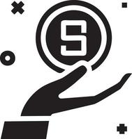 Hand icon symbol vector image. Illustration of the isolated finger hand touch human design. EPS 10