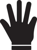 Hand icon symbol vector image. Illustration of the isolated finger hand touch human design. EPS 10