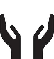 Hand icon symbol vector image. Illustration of the isolated finger hand touch human design. EPS 10