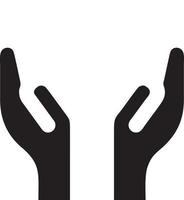 Hand icon symbol vector image. Illustration of the isolated finger hand touch human design. EPS 10