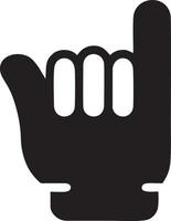 Hand icon symbol vector image. Illustration of the isolated finger hand touch human design. EPS 10