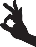 Hand icon symbol vector image. Illustration of the isolated finger hand touch human design. EPS 10