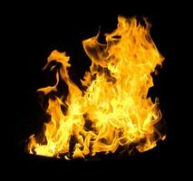 fuego fuego aislar en negro antecedentes. quemar llamas, resumen textura. Arte diseño para fuego patrón, fuego textura. foto