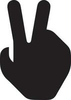 Hand icon symbol vector image. Illustration of the isolated finger hand touch human design. EPS 10