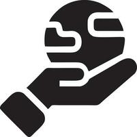 Hand icon symbol vector image. Illustration of the isolated finger hand touch human design. EPS 10