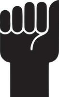 Hand icon symbol vector image. Illustration of the isolated finger hand touch human design. EPS 10