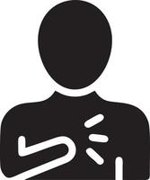 Hand icon symbol vector image. Illustration of the isolated finger hand touch human design. EPS 10