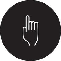 Hand icon symbol vector image. Illustration of the isolated finger hand touch human design. EPS 10