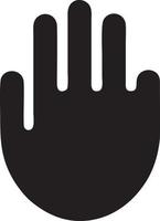 Hand icon symbol vector image. Illustration of the isolated finger hand touch human design. EPS 10