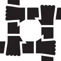 Hand icon symbol vector image. Illustration of the isolated finger hand touch human design. EPS 10