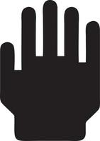 Hand icon symbol vector image. Illustration of the isolated finger hand touch human design. EPS 10