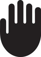 Hand icon symbol vector image. Illustration of the isolated finger hand touch human design. EPS 10