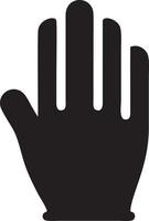 Hand icon symbol vector image. Illustration of the isolated finger hand touch human design. EPS 10