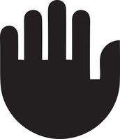 Hand icon symbol vector image. Illustration of the isolated finger hand touch human design. EPS 10