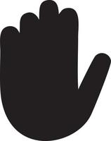 Hand icon symbol vector image. Illustration of the isolated finger hand touch human design. EPS 10