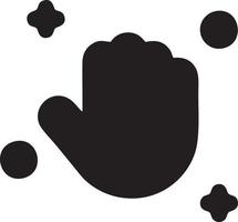 Hand icon symbol vector image. Illustration of the isolated finger hand touch human design. EPS 10