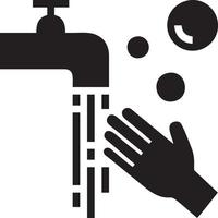 Hand icon symbol vector image. Illustration of the isolated finger hand touch human design. EPS 10