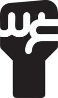 Hand icon symbol vector image. Illustration of the isolated finger hand touch human design. EPS 10