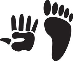 Hand icon symbol vector image. Illustration of the isolated finger hand touch human design. EPS 10