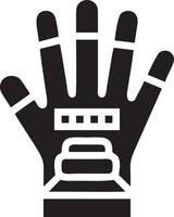 Hand icon symbol vector image. Illustration of the isolated finger hand touch human design. EPS 10